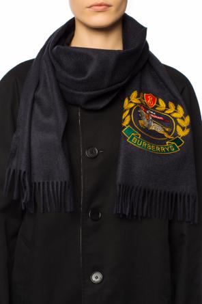 Logo-embroidered scarf, zdjęcie 2 Logo-embroidered scarf od Burberry